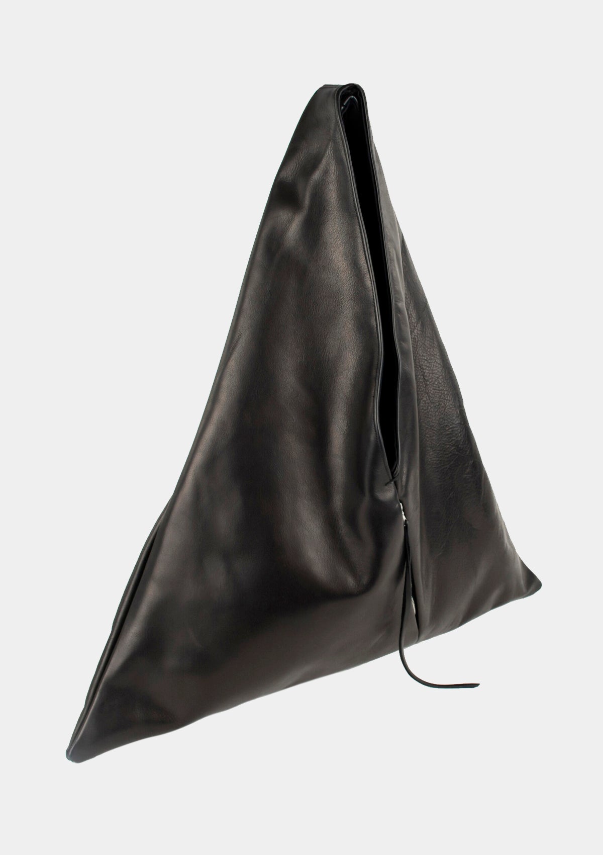  Oversized Black Leather Soho tote bag for women